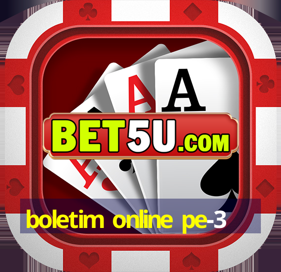 boletim online pe